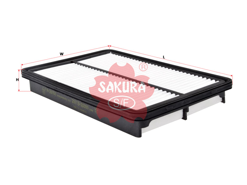 SAKURA,, Air Filter (Element), 28113-2W300, A-28760, HYUNDAI
