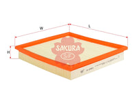 Air Filter (ဒြပ်စင်)၊ SAKURA၊ 92060868၊ A-2901၊ OPEL (123330)