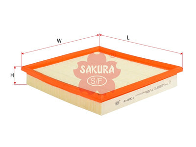 ไส้กรองอากาศ(ไส้กรอง) SAKURA, 92060868, A-2901, OPEL (123330)