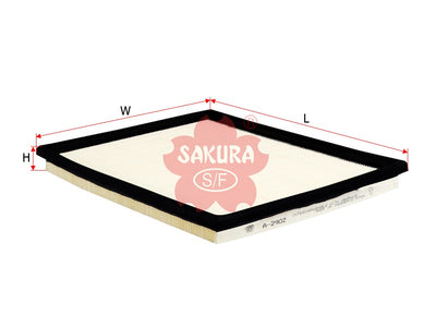 ไส้กรองอากาศ(ไส้กรอง) SAKURA, 90 351 529, A-2902, HOLDEN (123333)