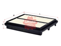 Air Filter (ဒြပ်စင်)၊ SAKURA၊ 96181263၊ A-2908၊ DAEWOO (126864)