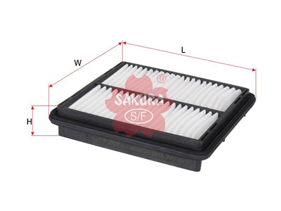 SAKURA,, Air Filter (Element), 96182220, A-2909, CHEVROLET