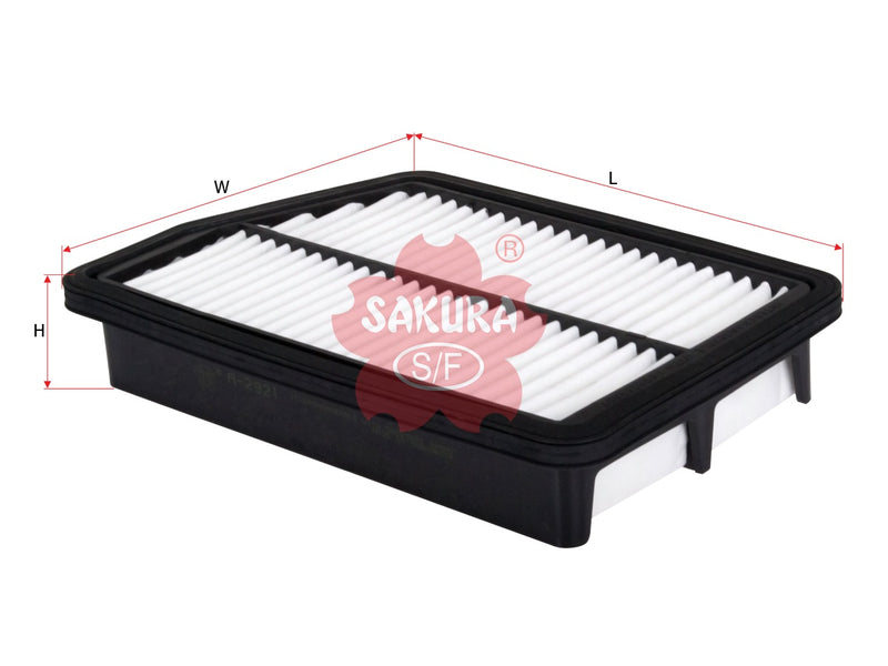 SAKURA,, Air Filter (Element), 96263897, A-2921, CHEVROLET