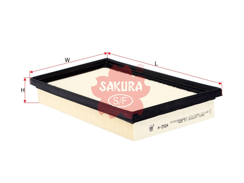 SAKURA,, Air Filter (Element), OK30C-13-320C, A-2924, KIA