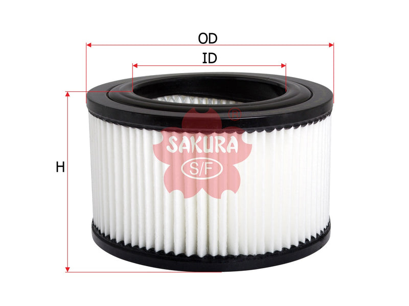 ไส้กรองอากาศ(ธาตุ) SAKURA, 0K72C-23-603, A-2928, KIA (126055)