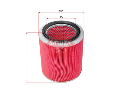 ไส้กรองอากาศ(ธาตุ) SAKURA, 0K60A-38-603A, A-2930, KIA (125811)