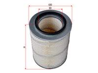 SAKURA,, Air Filter (Element), 28130-6A010, A-29470, HYUNDAI