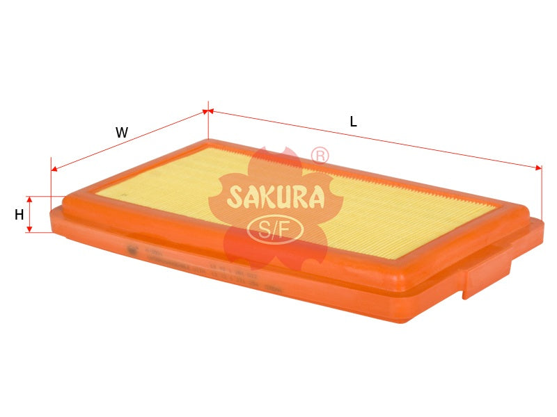 SAKURA,, Air Filter (Element), 25095205, A-3001, BMW