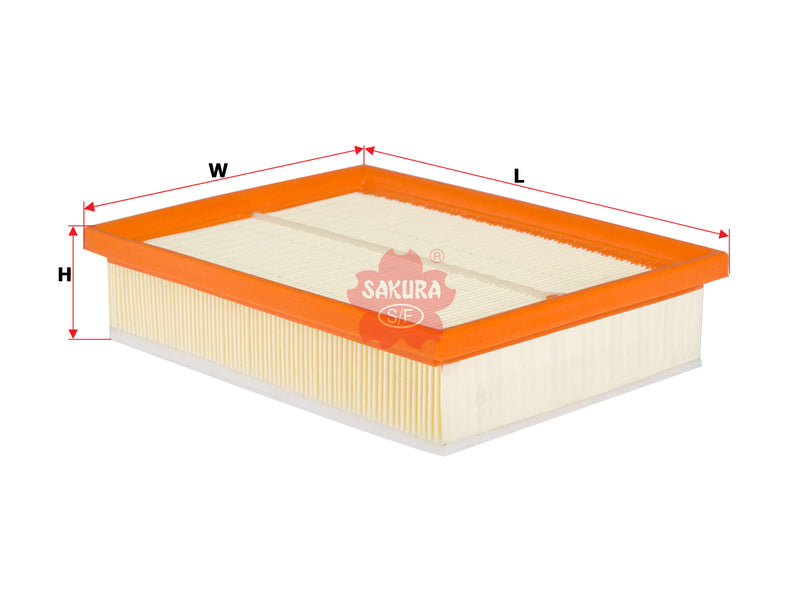SAKURA,, Air Filter (Element), 13 72 1 738 462, A-3006, BMW