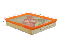 SAKURA,, Air Filter (Element), 13 71 7 798 342, A-30140, BMW