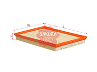 SAKURA,, Air Filter (Element), 13 71 7 548 888, A-30150, BMW