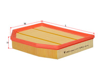 SAKURA,, Air Filter (Element), 13 71 7 542 545, A-30170, BMW