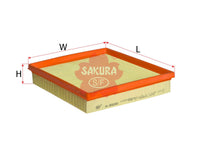SAKURA,, Air Filter (Element), 13 71 8 507 320, A-30240, BMW