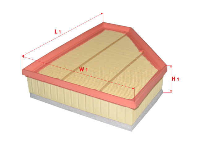 SAKURA,, Air Filter (Element), 13 71 7 797 465, A-30250, BMW