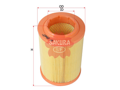 SAKURA,, Air Filter (Element), 044 129 620, A-3103, VOLKSWAGEN