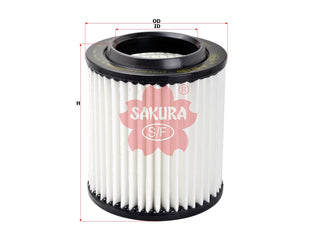 SAKURA,, Air Filter (Element), 440 129 620, A-31150, AUDI