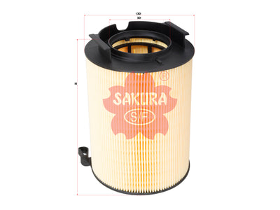 SAKURA,, Air Filter (Element), 3C0129620, A-31170, SKODA