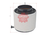 SAKURA,, Air Filter (Element), 8K0 133 843 D, A-31211, AUDI