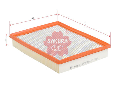 ไส้กรองอากาศ(ไส้กรอง) SAKURA, 9177267, A-3202, VAUXHALL (123301)