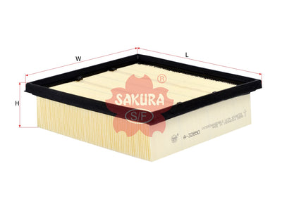 ไส้กรองอากาศ(ไส้กรอง) SAKURA, 5835930, A-32850, VAUXHALL-BEDFORD (LCV) (123314)