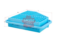 ไส้กรองอากาศ(ธาตุ) SAKURA, 17801-AD010, A-33070, TOYOTA (124010)