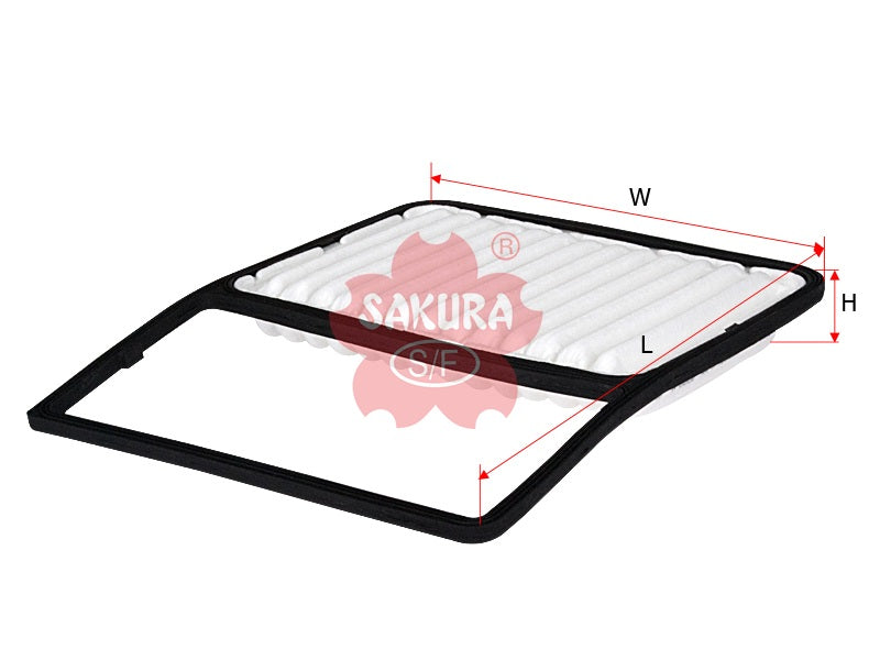 SAKURA,, Air Filter (Element), V9112-0043, A-3308, TOYOTA