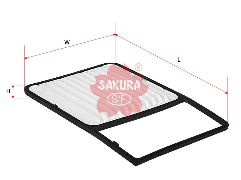 SAKURA,, Air Filter (Element), 17801-BZ050, A-3312, TOYOTA
