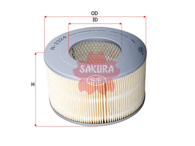 SAKURA,, Air Filter (Element), 17801-54180, A-3324, TOYOTA