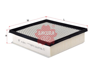 SAKURA,, Air Filter (Element), 1500A608, A-33411, MITSUBISHI