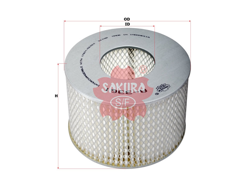 SAKURA,, Air Filter (Element), 17801-56020, A-3361, TOYOTA