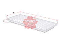 SAKURA,, Air Filter (Element), AY120-TY090, A-33890, TOYOTA