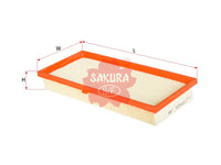 SAKURA,, Air Filter (Element), 17801-0N040-B, A-33910, TOYOTA