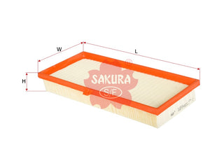 SAKURA,, Air Filter (Element), 17801-0N040-B, A-33910, TOYOTA
