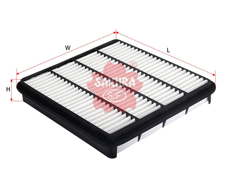 SAKURA,, Air Filter (Element), 17801-0S010, A-33940, TOYOTA