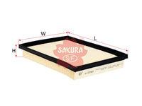 กรองอากาศ(ธาตุ) SAKURA, 17801-0V020, A-33960, LEXUS (124238)