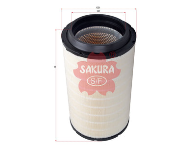 SAKURA,, Air Filter (Element), 1531311981208, A-38030, FAW
