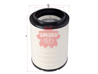 SAKURA,, Air Filter (Element), 4592056695, A-38050, FAW