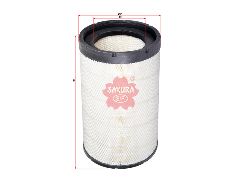 กรองอากาศ(ธาตุ) SAKURA, 1109010-T3800, A-38100, DONGFENG (126830)