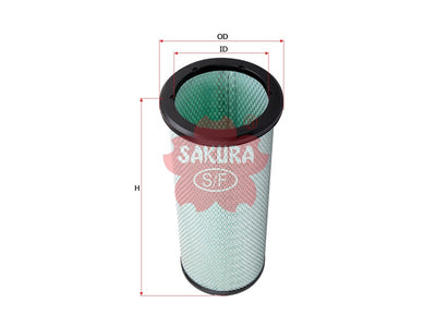 SAKURA,, Air Filter (Element), 110439-11216, A-38110, DONGFENG