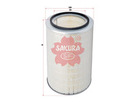ไส้กรองอากาศ(ไส้กรอง) SAKURA, A751-020, A-38130, YUTONG (122920)