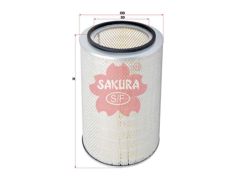 ไส้กรองอากาศ(ไส้กรอง) SAKURA, A751-020, A-38130, YUTONG (122920)