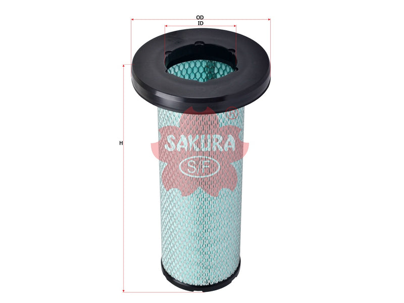 SAKURA,, Air Filter (Element), AA90138S, A-38220, CUMMINS