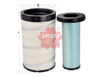 SAKURA,, Air Filter (Element), AA90138, A-38230-S, CUMMINS