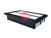 Air Filter (ဒြပ်စင်)၊ SAKURA၊ 28113-K2100၊ A-39010၊ HYUNDAI (125848)
