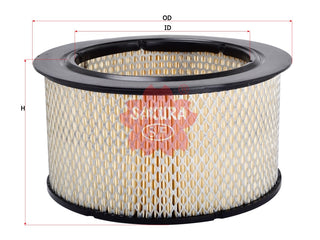 SAKURA,, Air Filter (Element), R8556, A-4909, ROTOR COMP