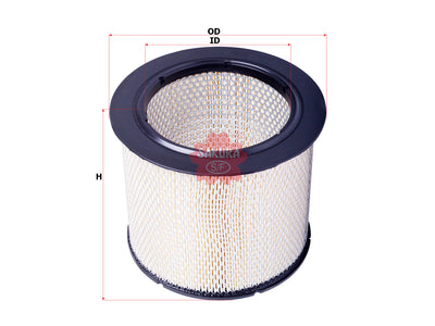 SAKURA,, Air Filter (Element), 12017, A-4910, ROTOR COMP