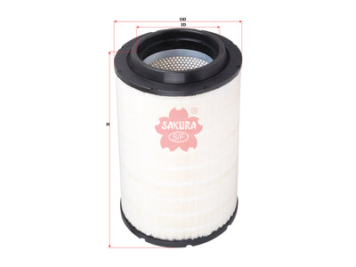SAKURA,, Air Filter (Element), 165 7523, A-4930, DAF