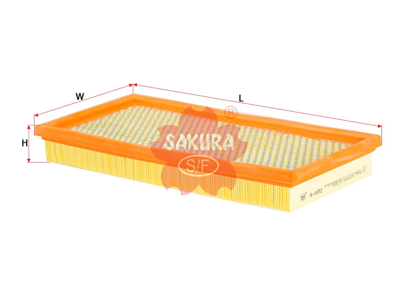 SAKURA,, Air Filter (Element), 524460011, A-4932, LDV LIMITED