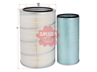 SAKURA,, Air Filter (Element), QY1400-07, A-49400-S, BEIBEN