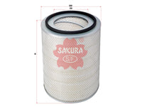 SAKURA,, Air Filter (Element), D5HZ-9601D, A-5001, FORD